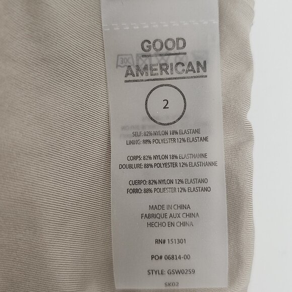 Good American Medium Size 2 Sand Snake Bikini Bottom & Top Set New - Picture 5 of 10